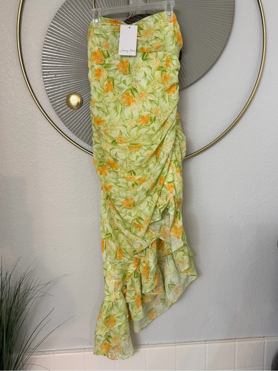 emory park Dresses & Skirts - Emory Park Cream Midi Skirt with Subtle Sheen